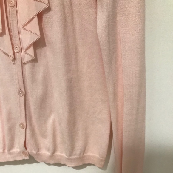 Halogen Ruffle Neck Cardigan - Picture 7 of 9